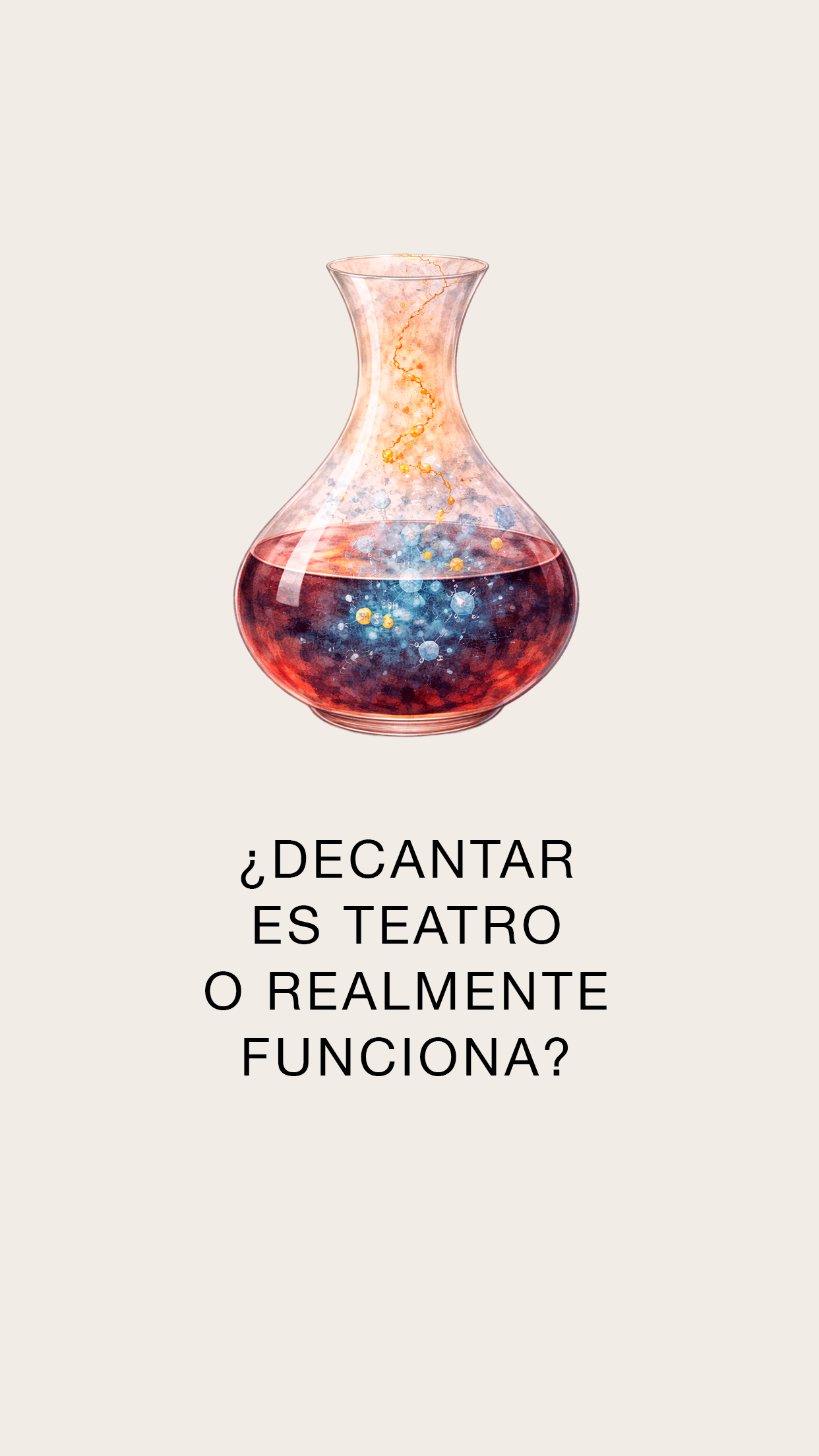 ¿Decantar es teatro o realmente funciona?